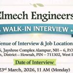 🛠️ Career Opportunity: Walk-In Interview at Elmech Engineers!